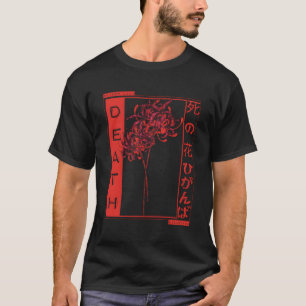 Rode Spin Lily Betekenis Dood Japan Anime Aestheti T-shirt