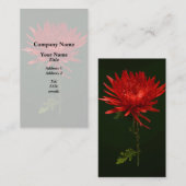 Rode spinmum visitekaartje (Voorkant / Achterkant)