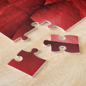 Rode spiraal armen puzzel (Zijkant)