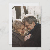 Rode spiraal kalligrafie 40e huwelijksjubileum kaart (Achterkant)