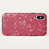 Rode Splitchy Chaos Case-Mate iPhone Case (Achterkant (horizontaal))