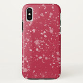 Rode Splitchy Chaos Case-Mate iPhone Case (Achterkant)