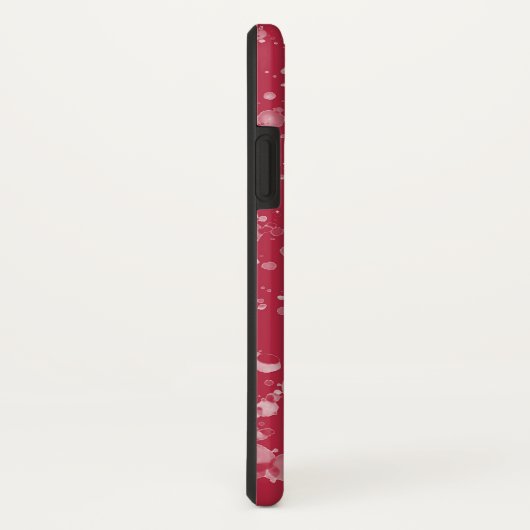 Rode Splitchy Chaos Case-Mate iPhone Case (Achterkant / rechts)