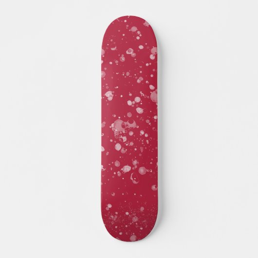 Rode Splitchy Chaos Persoonlijk Skateboard (Voorkant)
