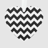 Rode spoelen op zwarte en witte zigzag ornament (achterkant)