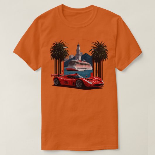 Rode Sport T-shirt (Design voorkant)