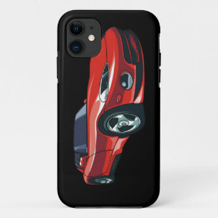 Rode sportauto iPhone 11 hoesje