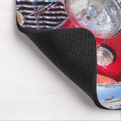 Rode sportauto muismat (Hoek)