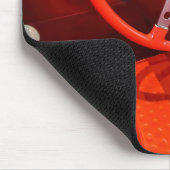 Rode  sportauto's muismat (Hoek)