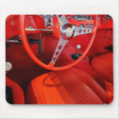 Rode  sportauto's muismat (Voorkant)