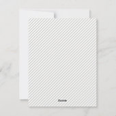 Rode spraakballon & strepen vakantiekaarten feestdagenkaart (Achterkant)