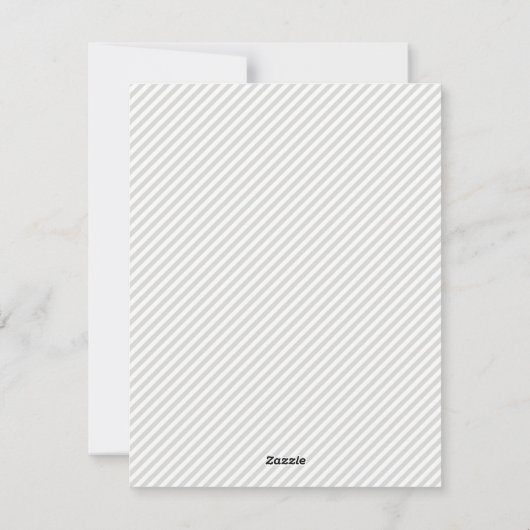 Rode spraakwolk en strepen vakantiekaarten feestdagenkaart (Achterkant)