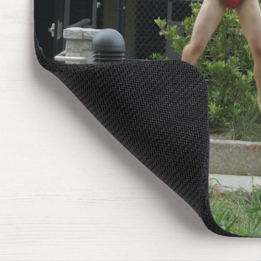 Rode sprongen! muismat (Hoek)