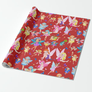 Rode Sprookjes Giften Cadeaupapier