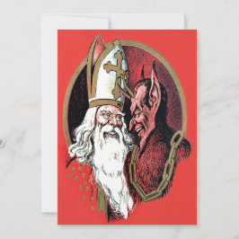Rode St. Nicolaas Krampus