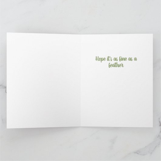 Rode staart Hawk Verjaardagskaart Kaart (Binnen)