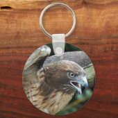 Rode-staartHawk foto Sleutelhanger (Voorkant)