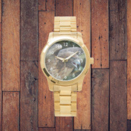 Rode-staartHawk Raptor Foto Horloge