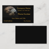 Rode-staartherenpastel Visitekaartje (Voorkant / Achterkant)