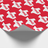 RODE STAAT CADEAUPAPIER (Hoek)