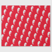 RODE STAAT CADEAUPAPIER (Vlak)