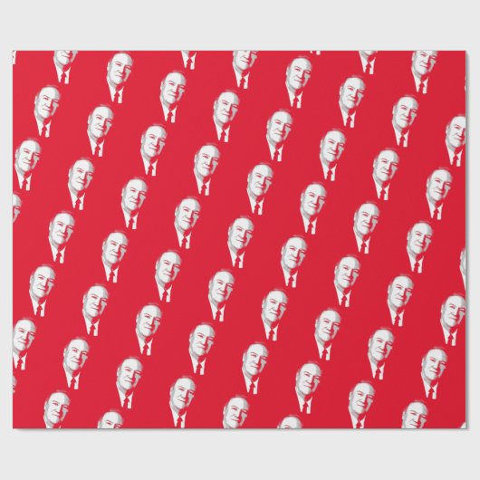 RODE STAAT CADEAUPAPIER (Vlak)