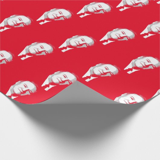 RODE STAAT CADEAUPAPIER (Hoek)