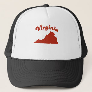 Rode staat VIRGINIA Trucker Pet