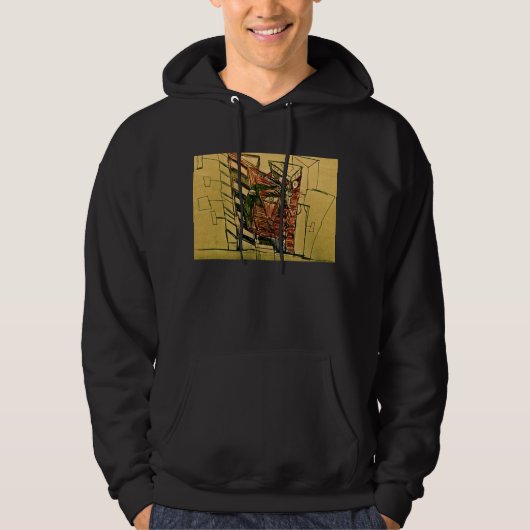 RODE STAD RIFF HOODIE (Voorkant)