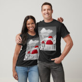 Rode stad t-shirt (Unisex)