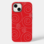  rode stalen telefoontas Case-Mate iPhone case (Achterkant)