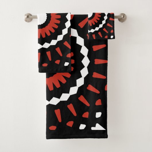 Rode stam Mandala Bad Handdoek (Insitu)