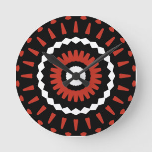 Rode stam Mandala  Ronde Klok