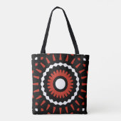 Rode stam Mandala Tote Bag (Achterkant)