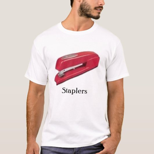 rode Staplers - Gepersonaliseerd T-shirt (Voorkant)