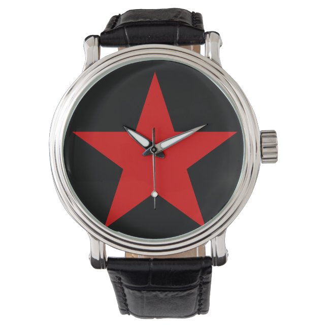 RODE STAR HORLOGE (Voorkant)