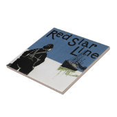 Rode Star-lijn Tegeltje (Zijkant)