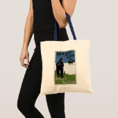 Rode Star-lijn Tote Bag (Voorkant (product))