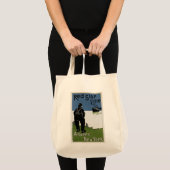 Rode Star-lijn Tote Bag (Voorkant (product))