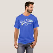 Rode State Liberal Blue Wave-verkiezingen T-shirt (Voorkant volledig)