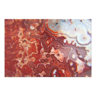 Rode steen foto afdruk