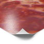 Rode steen foto afdruk (Hoek)