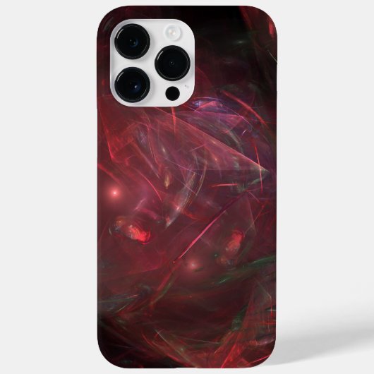 rode steen kristal abstracte kunst Case-Mate iPhone case (Achterkant)
