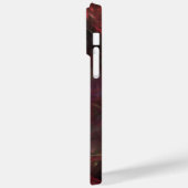 rode steen kristal abstracte kunst Case-Mate iPhone case (Achterkant / Links)
