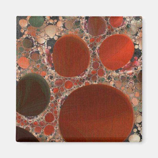 Rode steentjes magneet (Voorkant)