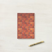 Rode steenwand post-it® notes (Op bureau)