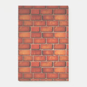 Rode steenwand post-it® notes (Voorkant)