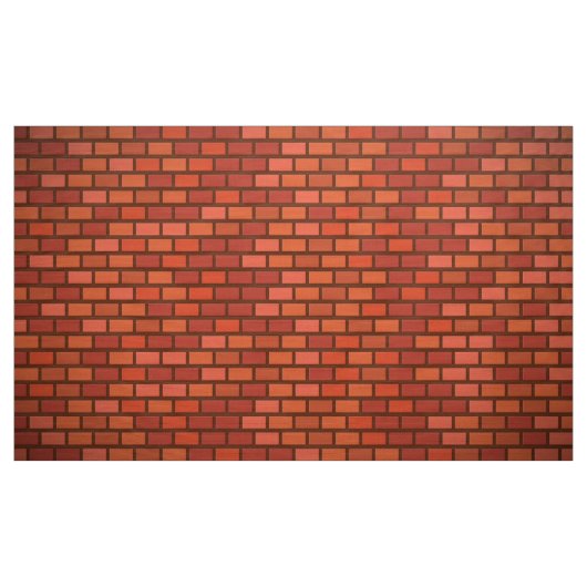 Rode steenwand stof (Yard (91,4 cm))