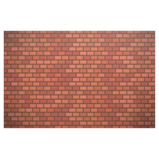 Rode steenwand stof (Yard (91,4 cm))