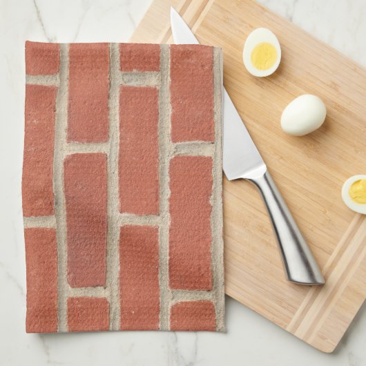 Rode stenen theedoek (Quarter Fold)